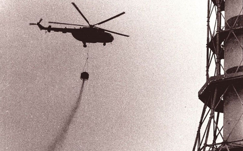 На ЧАЕС знайшли частину вертольота, який зазнав аварії у 1986 році